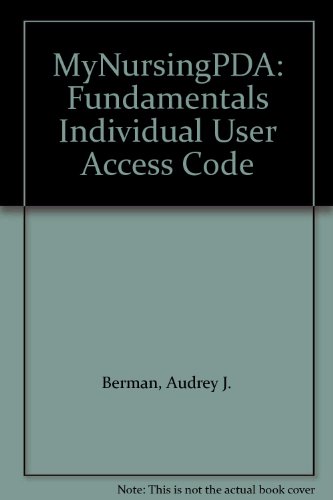Book Mynursingpda: Fundamentals Individual User Access Code free