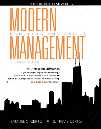 Book Modern Management: Concepts and Skills with MyManagementLab and Pearson eText (Access Card) (11th Edition) free