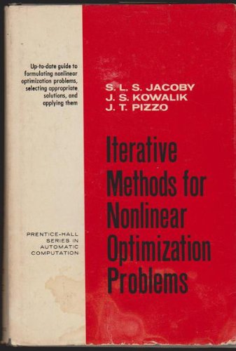 Book Iterative methods for nonlinear optimization problems, (Prentice-Hall series in automatic computation) free
