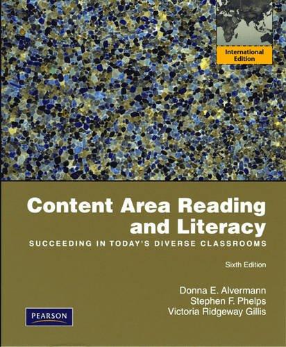 Book Content Area Reading and Literacy: Succeeding in Today's Diverse Classrooms free