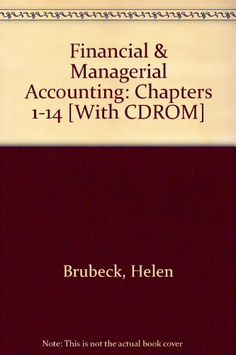 Book Student Guide Financial & Managerial Accounting 1-14 Study Guide Cd Package free