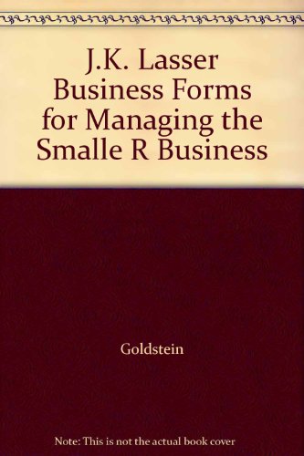 Book J.K. Lasser's Business Forms for Managing the Smaller Business free