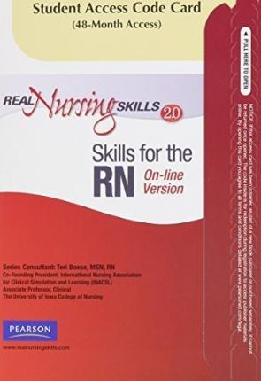 Book Access Code For Real Nursing Skills 2.0: Skills For Critical Care Online Version free