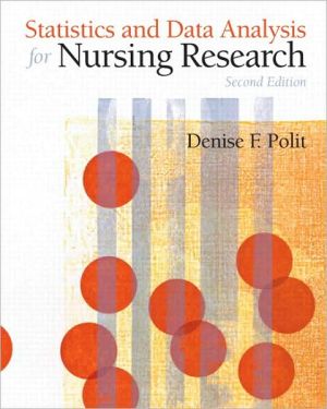 Book Statistics and Data Analysis for Nursing Research free
