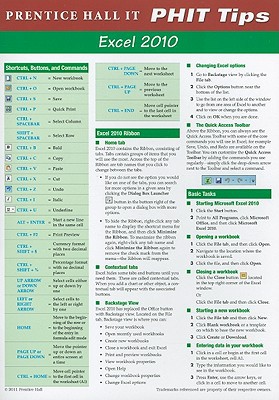 Book Prentice Hall Excel 2010 PHIT Tip free