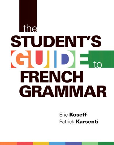 Book The Student's Guide to French Grammar, First Edition free