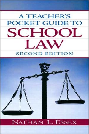 Book A Teacher's Pocket Guide to School Law free