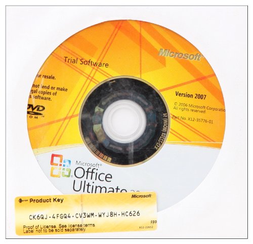 Book Microsoft Office Ultimate 2007 Trial Software: Version 2007 free