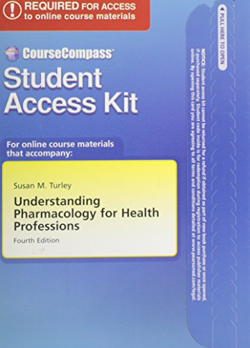 Book CourseCompass Access Code Card for Understanding Pharmacology for Understanding Pharmacology for Health Professions free