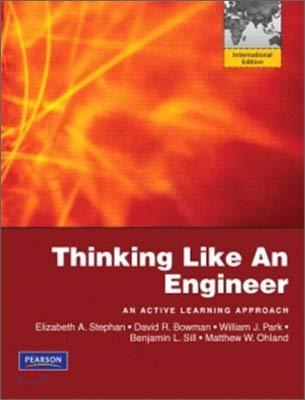 Book Thinking Like an Engineer: International Version: An Active Learning Approach free