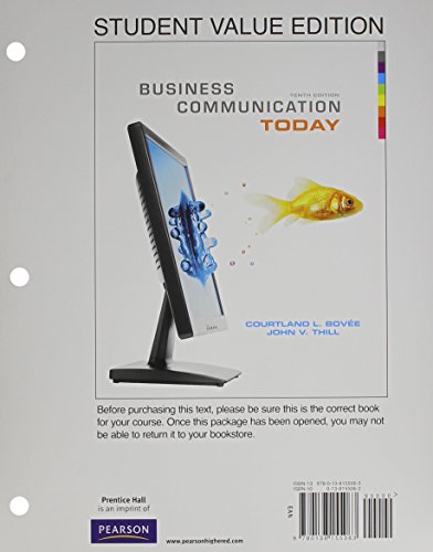 Book Business Communication Today free