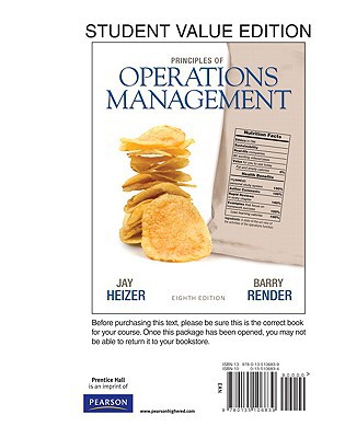 Book Principles of Operations Management free