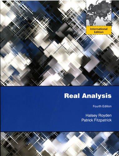Book Real Analysis free