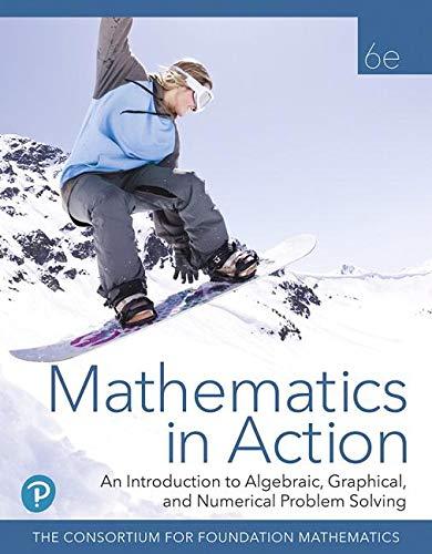 Book Mathematics in Action: An Introduction to Algebraic, Graphical, and Numerical Problem Solving free