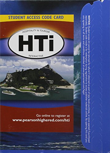 Book Hospitality and Tourism Interactive (HTi) -- Valuepack Access Card free