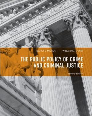 Book Public Policy of Crime and Criminal Justice (2nd Edition) free