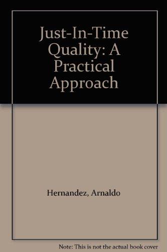 Book Just-in-time Quality: A Practical Approach free