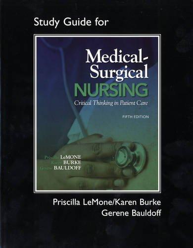 Book Student Study Guide for Medical-Surgical Nursing: Critical Thinking in Patient Care free