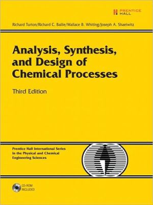 Book Analysis, Synthesis, and Design of Chemical Processes free