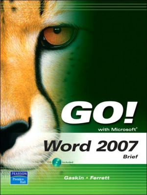 Book Go! With Microsoft Word 2007 Brief free