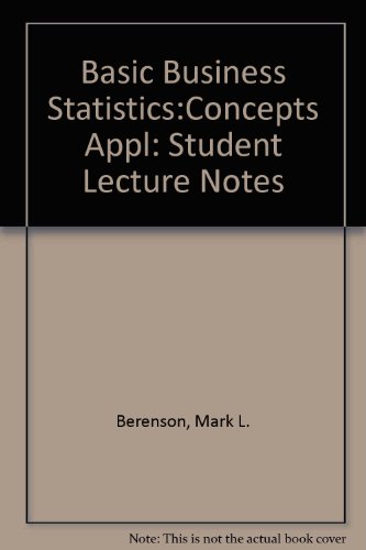 Book Basic Business Statistics: Student Lecture Notes free