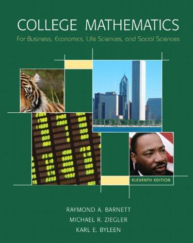 Book College Mathematics for Business, Economics, Life Sciences & Social Sciences Value Package (includes MyMathLab/MyStatLab Student Access) free