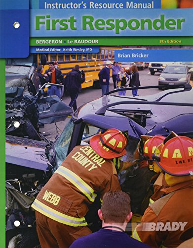 Book Instructor's Resource Manual for First Responder free