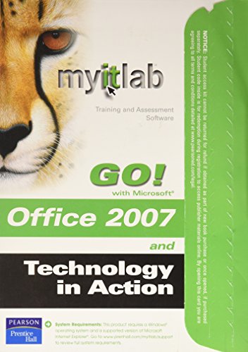 Book MyITLab for GO! Office 2007 AND Tech in Action 4/e free