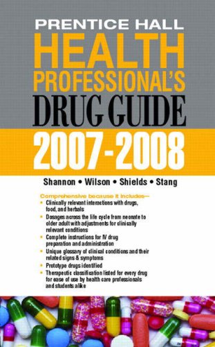 Book Prentice Hall Health Professional's Drug Guide 2007-2008 free