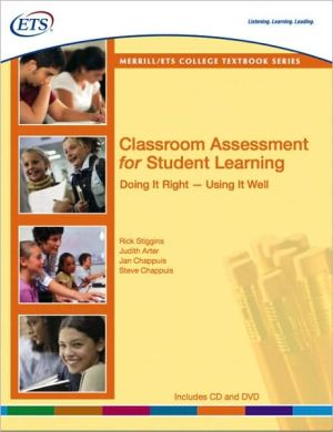 Book Outlines & Highlights for Classroom Assessment for Student Learning - W/CD by Richard J. Stiggins, ISBN: 9780135134160 (Paperback) - Common free