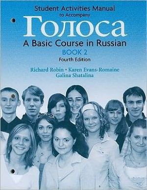 Book Student Activities Manual to Accompany Golosa Book 2: A Basic Course in Russian (Russian Edition) free