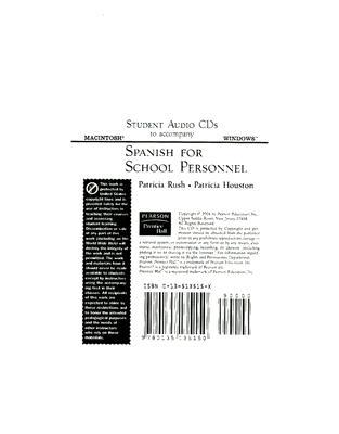 Book Spanish for School Personnel free