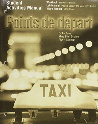 Book Student Activities Manual for Points de depart free