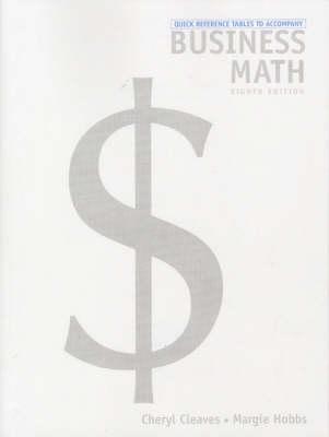 Book Quick Reference Table for Business Math & Study Guide Package free