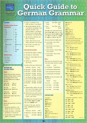 Book Quick Guide to German Grammar free