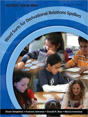 Book Words Their Way: Word Sorts for Derivational Relations Spellers, 2nd Edition free