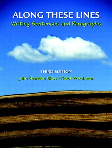 Book Along These Lines: Writing Sentences and Paragraphs (with MyWritingLab Student Access Code Card) (3rd Edition) (MyWritingLab Series) free