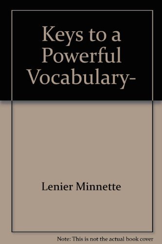 Book Keys To A Powerful Vocabulary, free