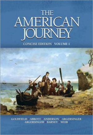 Book The American Journey-Concise Edition, Volume 1 free