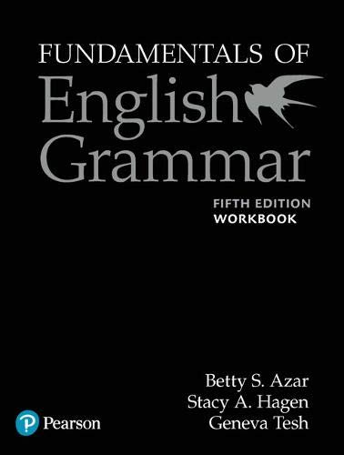 Book Fundamentals of English Grammar Workbook with Answer Key, 5e free