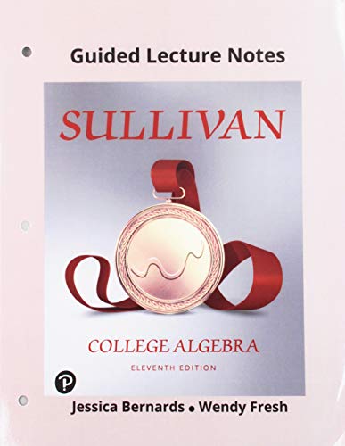 Book Guided Lecture Notes for College Algebra free
