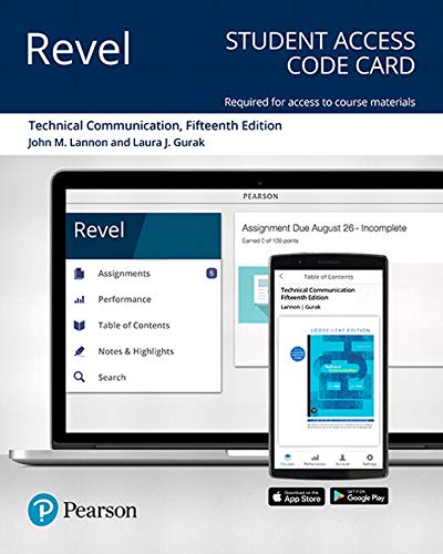 Book Revel for Technical Communication -- Access Card free