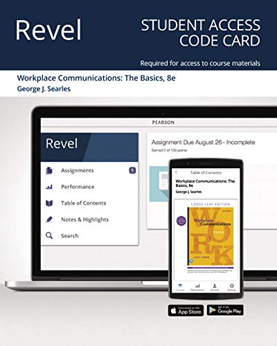 Book Revel for Workplace Communications: The Basics -- Access Card free