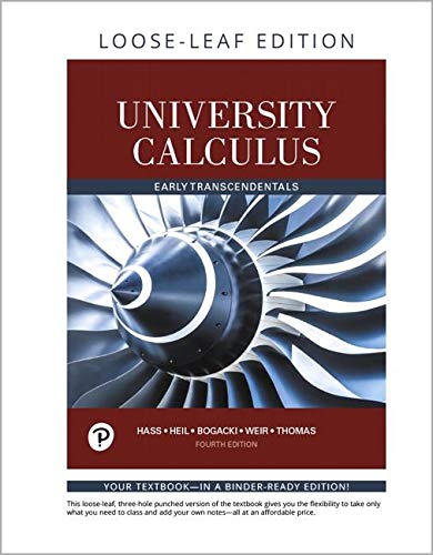 Book University Calculus: Early Transcendentals, Loose-Leaf Edition free