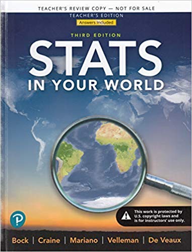 Book STATS: In Your World (Third Edition) *Teacher's Edition free
