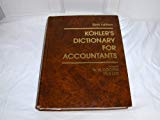 Book Kohler's Dictionary for Accountants (Prentice-Hall series in accounting) free