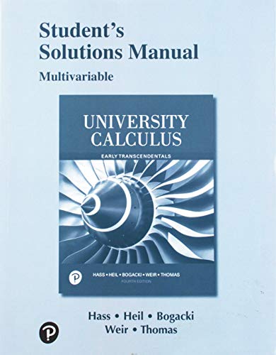 Book Student Solutions Manual Multivariable for University Calculus, Early Transcendentals free