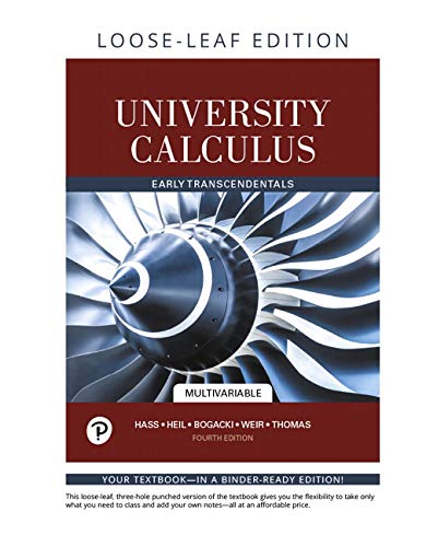 Book University Calculus: Early Transcendentals, Multivariable, Loose-Leaf Edition free