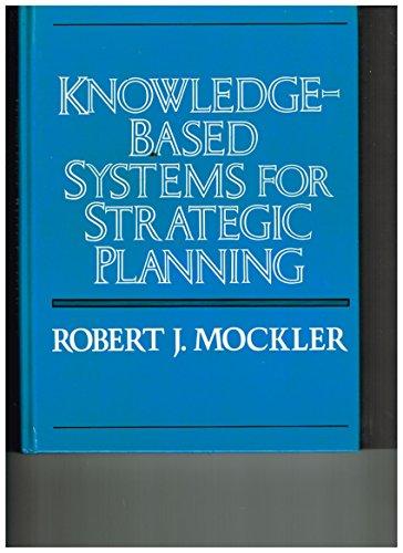 Book Knowledge-Based Systems for Strategic Planning free