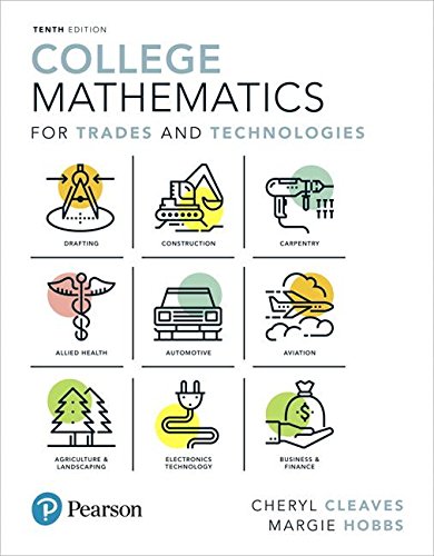 Book College Mathematics for Trades and Technologies Plus MyLab Math -- 24 Month Title-Specific Access Card Package free